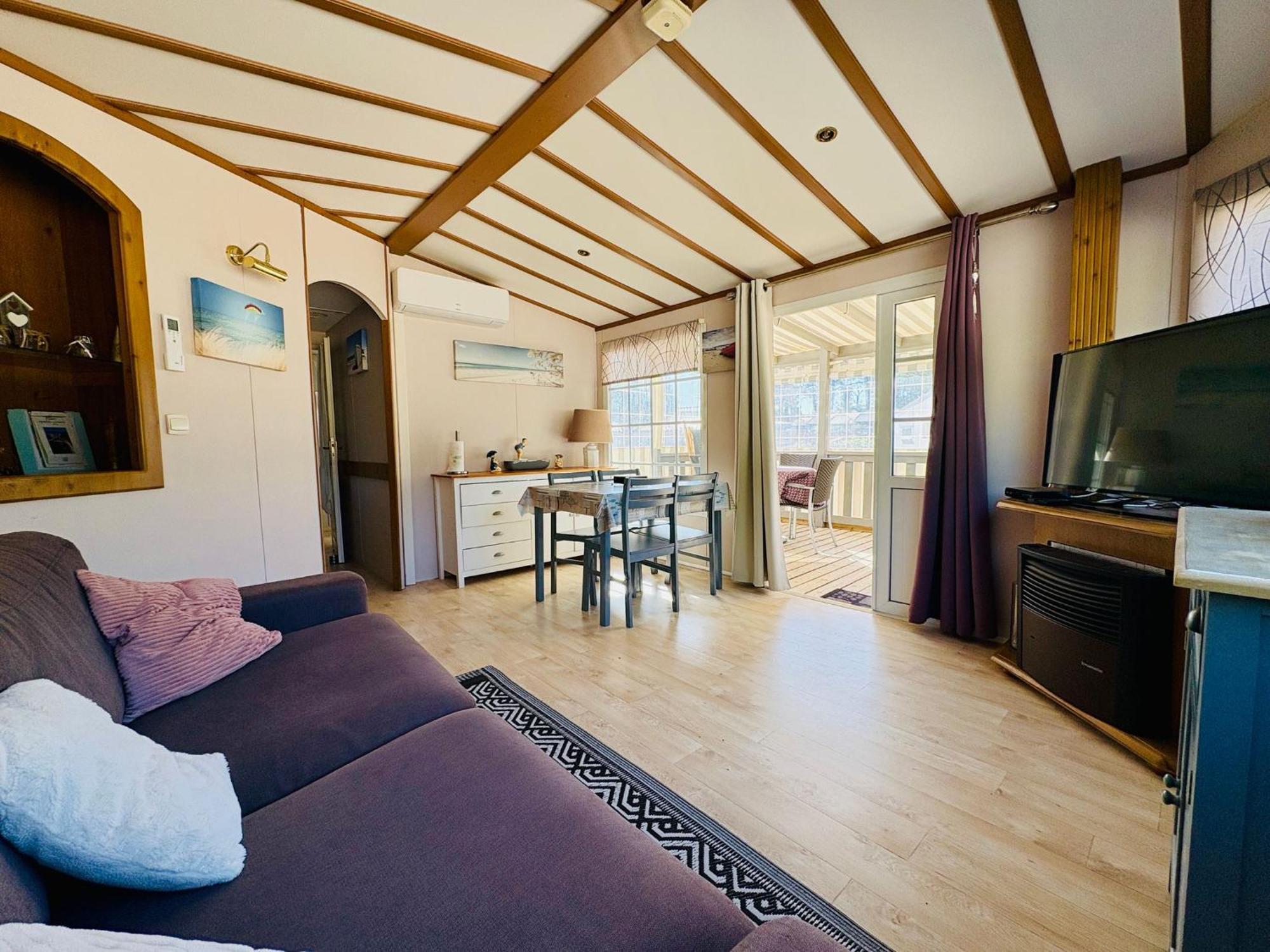 לס מתה Mobil'Home Climatise Terrain Prive Proche Du Zoo De La Palmyre מראה חיצוני תמונה